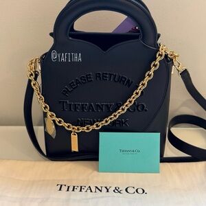 Tiffany & co. Return To Tiffany tote bag Gold Hardware RARE!! (NWT)
